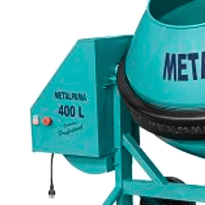Betoneira 400L com Motor 2CV Monofásica Bivolt - METALPAMA 3