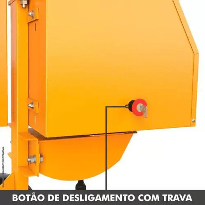 Betoneira Profissional CSM-71000728 400 Litros 2CV 4 Polos 220V 5