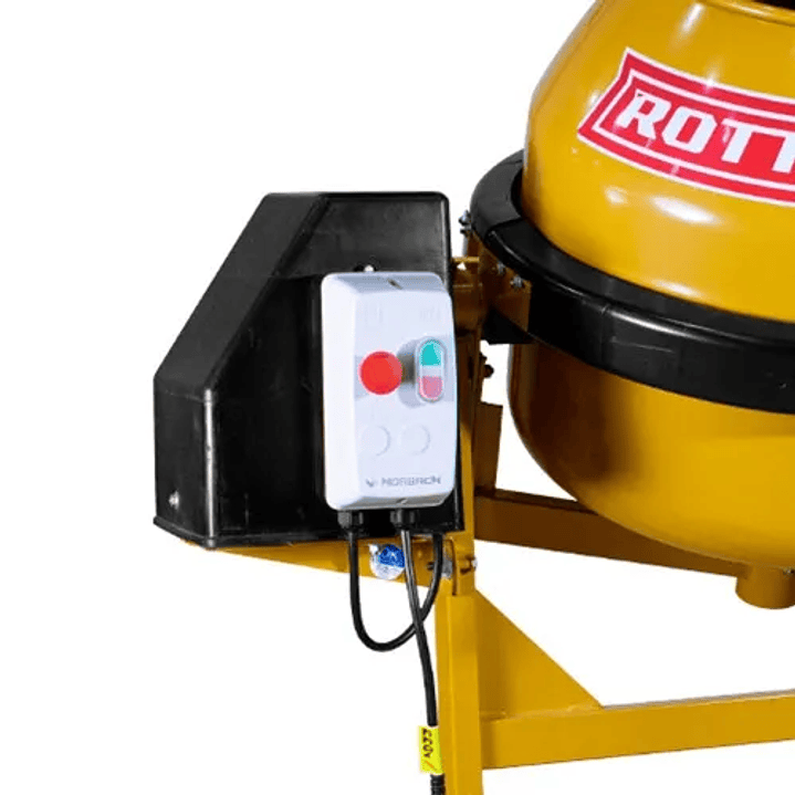 Betoneira 130 litros Com Motor Monofásico e Chave Elétrica NR12 220V 3