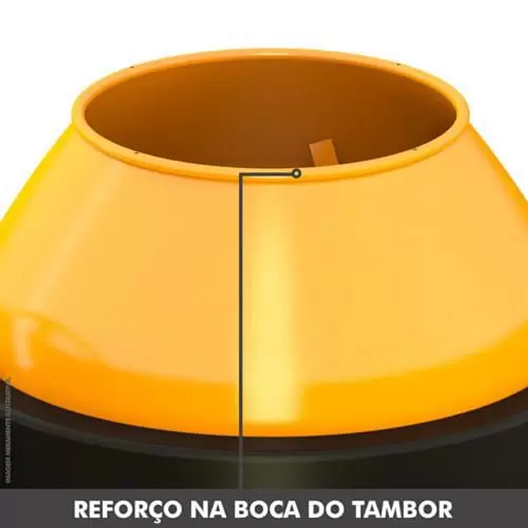 Betoneira Profissional CSM-71000728 400 Litros 2CV 4 Polos 220V 7