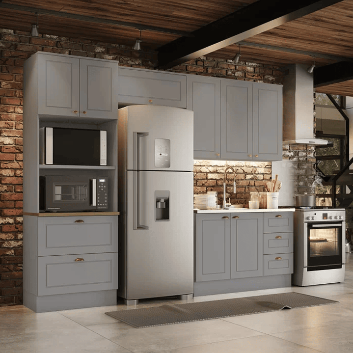 Cozinha Compacta 4 Peças com Torre Quente  2