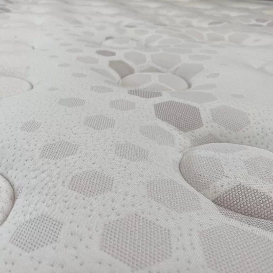 Conjunto Cama Box Casal Cairo Com Molas Ensacadas 138cmx188cmx67cm Rose 6