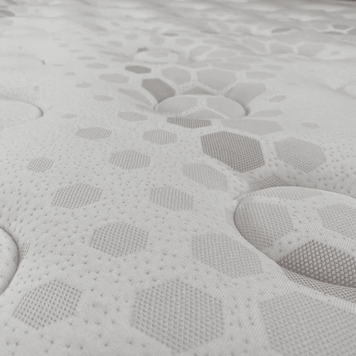 Conjunto Cama Box Casal Cairo Com Molas Ensacadas 138cmx188cmx67cm Rose 6