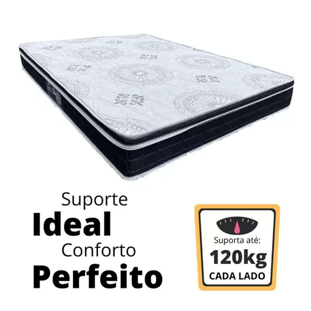 Colchão Casal Espuma D33 Anjos Orthosono One 18x138x188 3