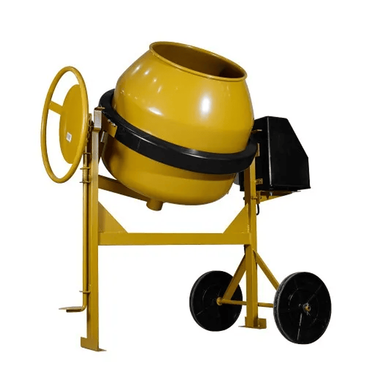 Betoneira 130 litros Com Motor Monofásico e Chave Elétrica NR12 220V 5