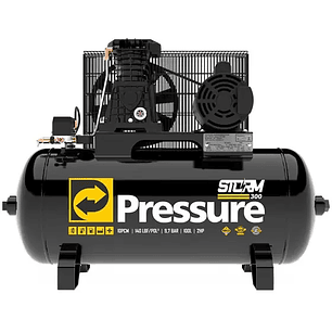 Compressor de Ar 10 Pés 2HP 100 Litros 110/220V Monofásico 