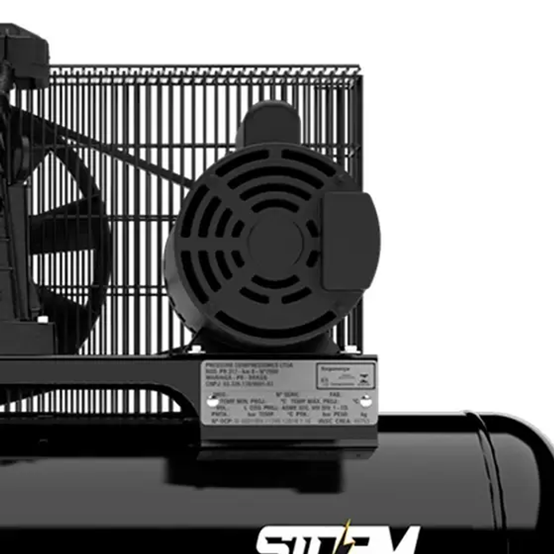 Compressor de Ar 10 Pés 2HP 100 Litros 110/220V Monofásico  3