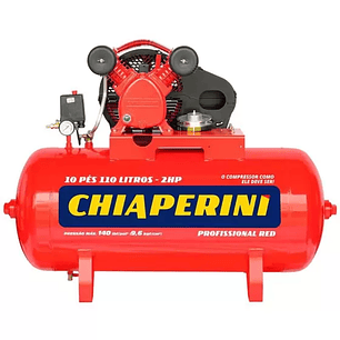 Compressor de Ar 10 Pés 2 HP 110 Litros 2 Pistões RED sem Motor 19196 