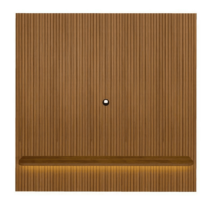 1/16 Rack com Painel para TV até 75 Polegadas com LED Impressão Ripada 3D Liverpool Pinho/Off White 8