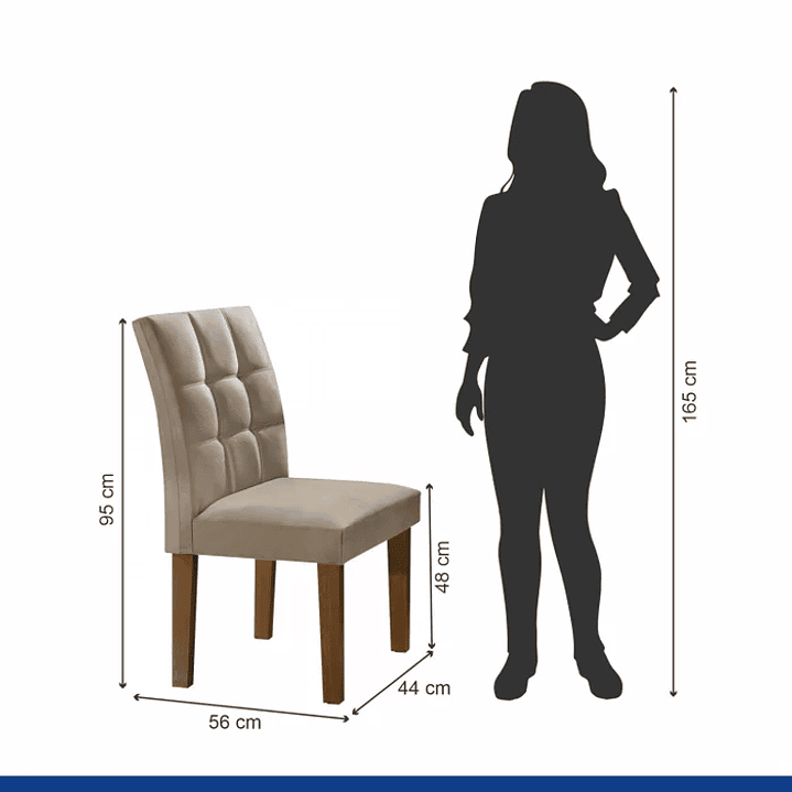 Conjunto Sala de Jantar Mesa Classic Tampo de Vidro 6 Cadeiras Vitória Chocolate/Animale Marrom 8