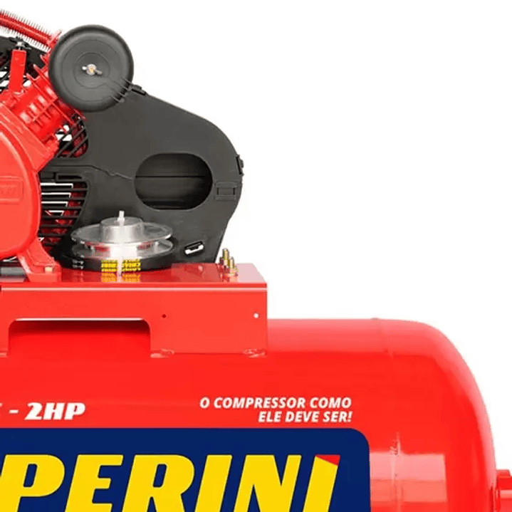 Compressor de Ar 10 Pés 2 HP 110 Litros 2 Pistões RED sem Motor 19196  4