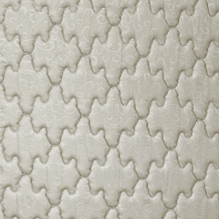 Cama Box Casal Supreme 1,38X1,88X0,60 Molas Ensacadas Tecido poliéster Dourado, Jacquard Tipo Malha Dourado 6