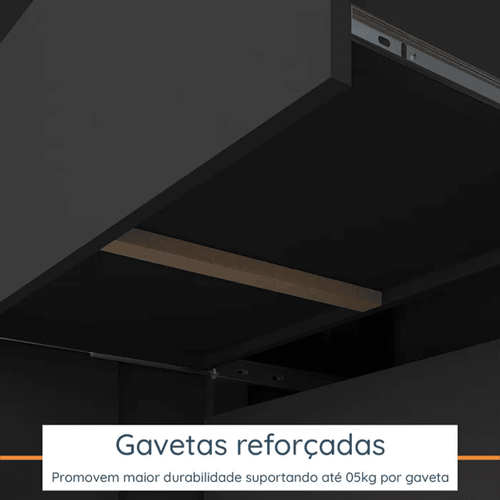 Guarda Roupa Solteiro 4 Portas 2 Gavetas  10