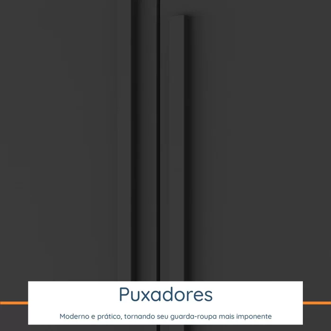 Guarda Roupa Solteiro 4 Portas 2 Gavetas  11