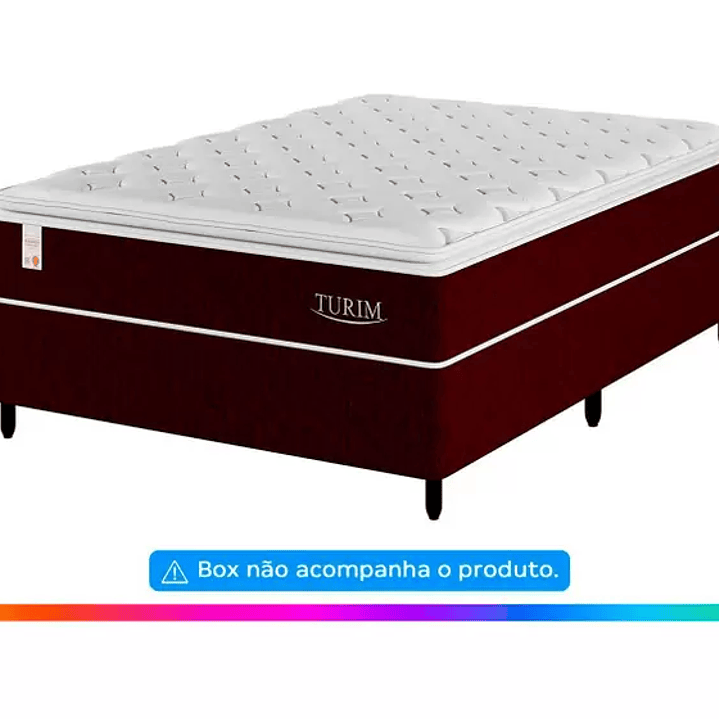 Colchão Casal Plumatex de Mola Ensacada - 28x138x188cm Turim 4