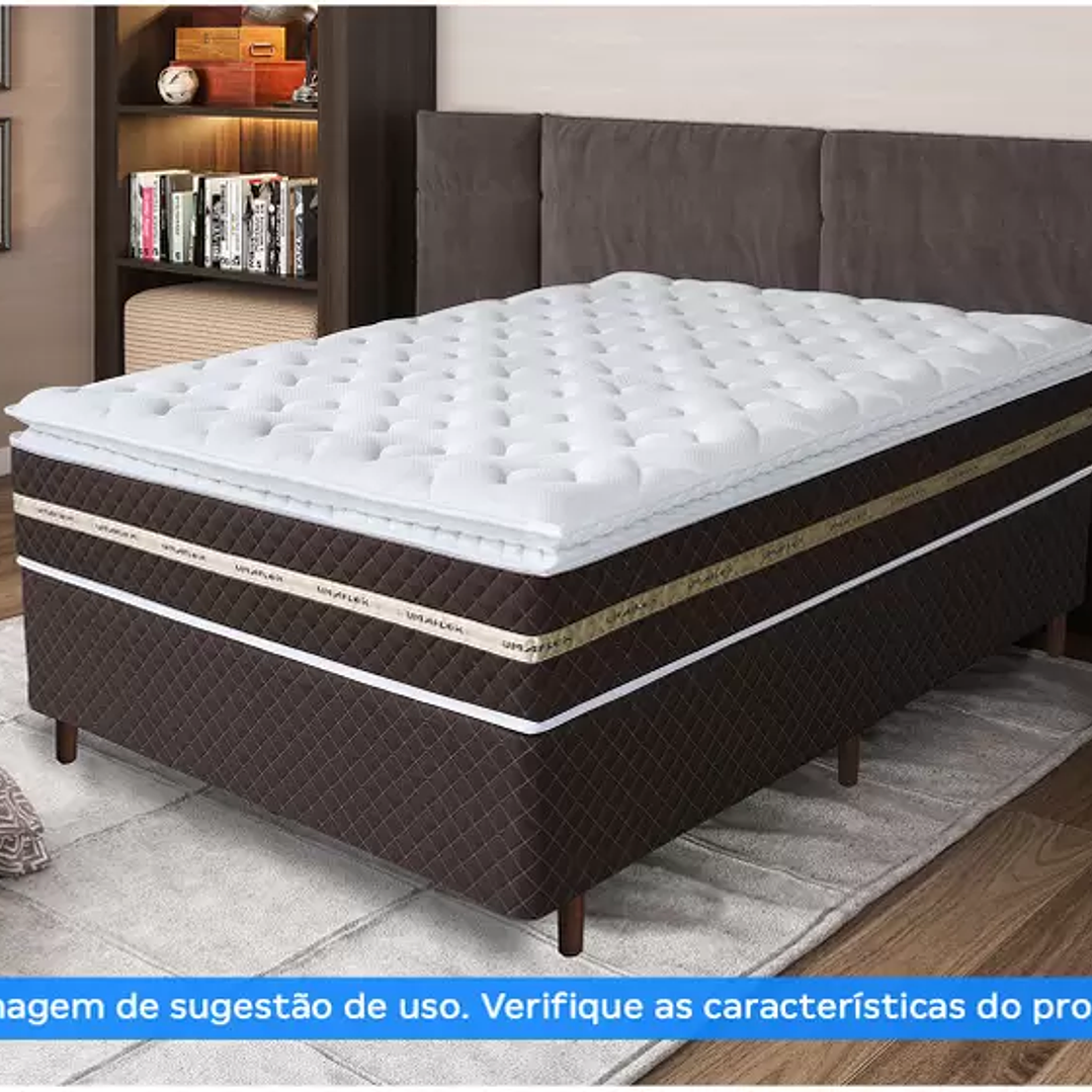 Colchão Casal Umaflex de Molas Ensacadas 33x138x188cm Prada 2