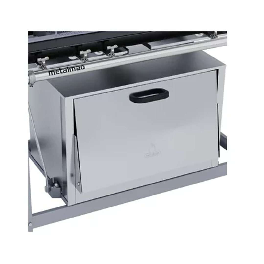 Fogão Industrial 2 bocas 40X40 com forno Metalmaq 2