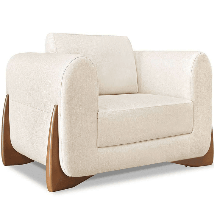 Poltrona Yves Linho Natural 2