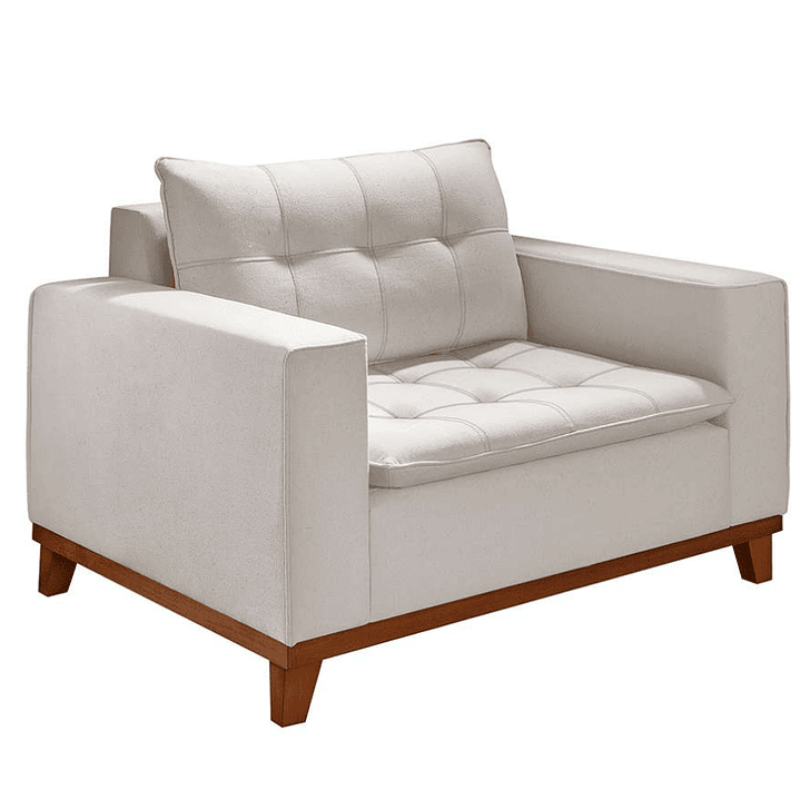 Poltrona Bally Linho Bege 1