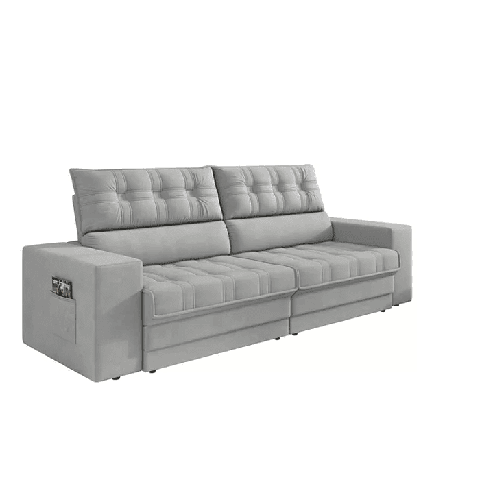 Sofá Oscar Plus 2,00m Retrátil/reclinável Suede  6