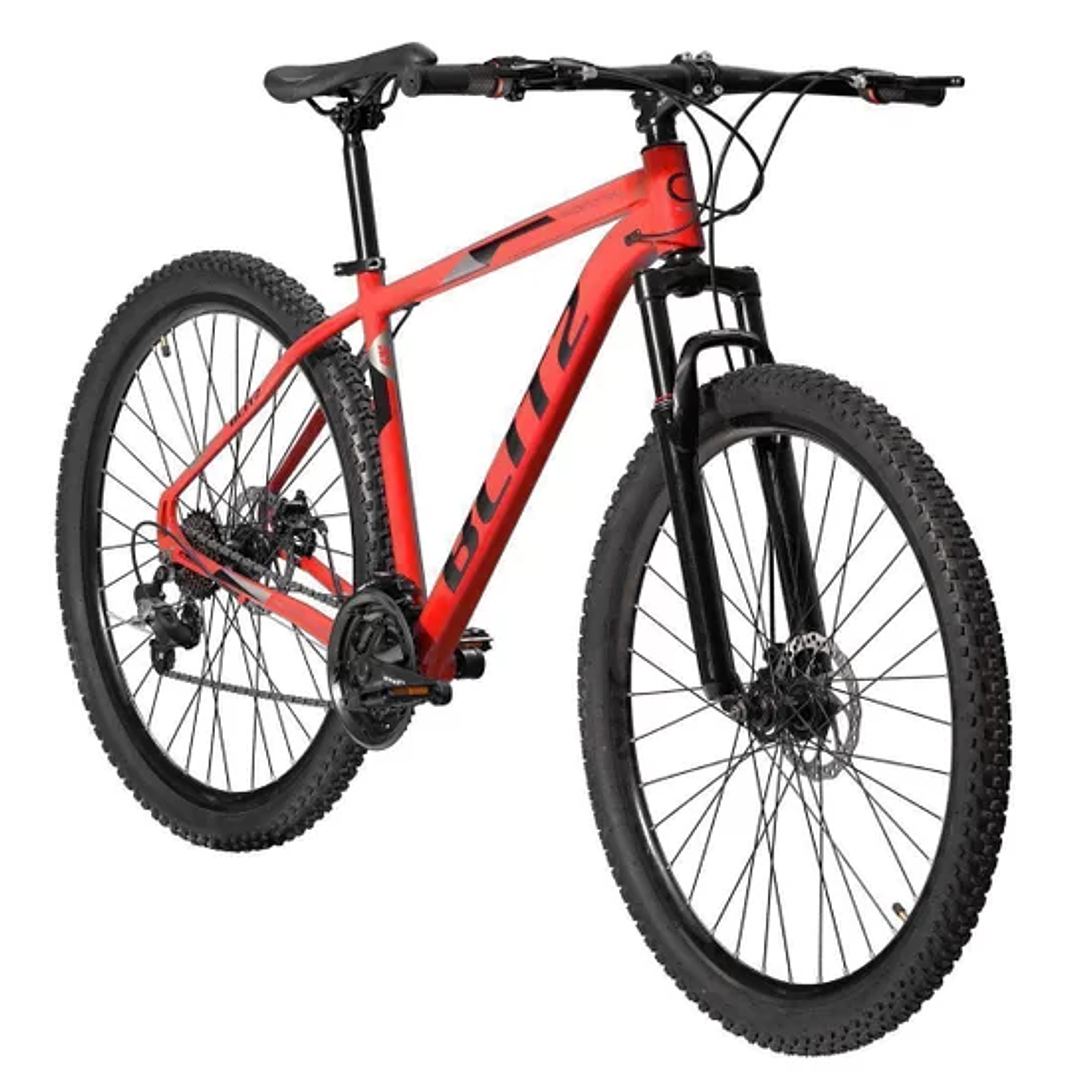 Bicicleta Aro 29 Blitz Pontal Alumínio Mountain Bike Freio À Disco Câmbio Shimano 21V - Unissex 4