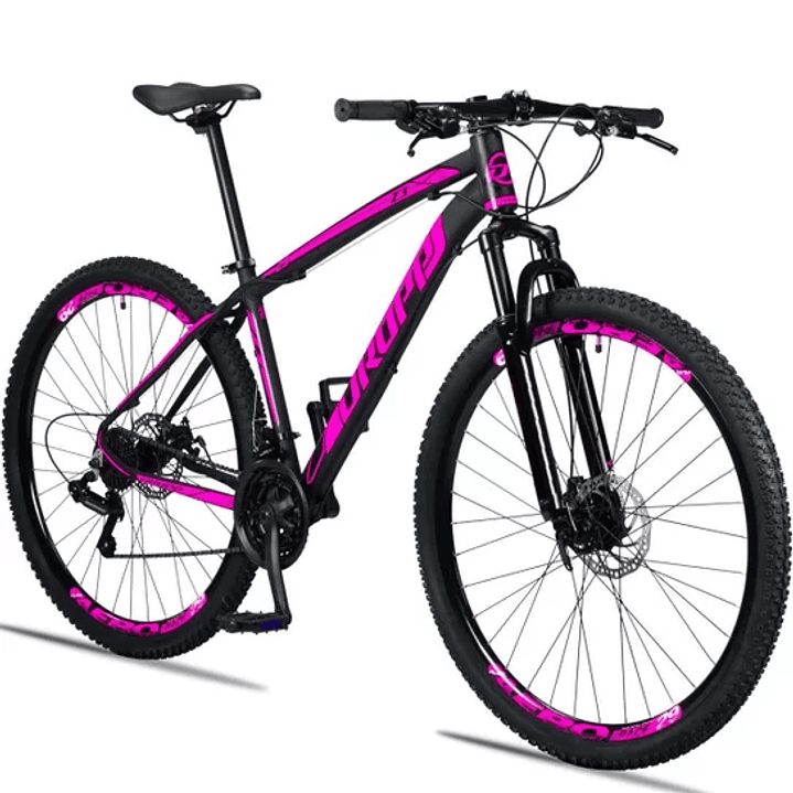 Bicicleta aro 29 Dropp Z3 câmbio shimano 21v freio a disco mecânico com suspensão - 3