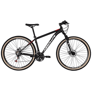 Bicicleta Aro 29 Absolute Nero 4 Alumínio 24v Cabos Internos Freios a Disco Suspensão 
