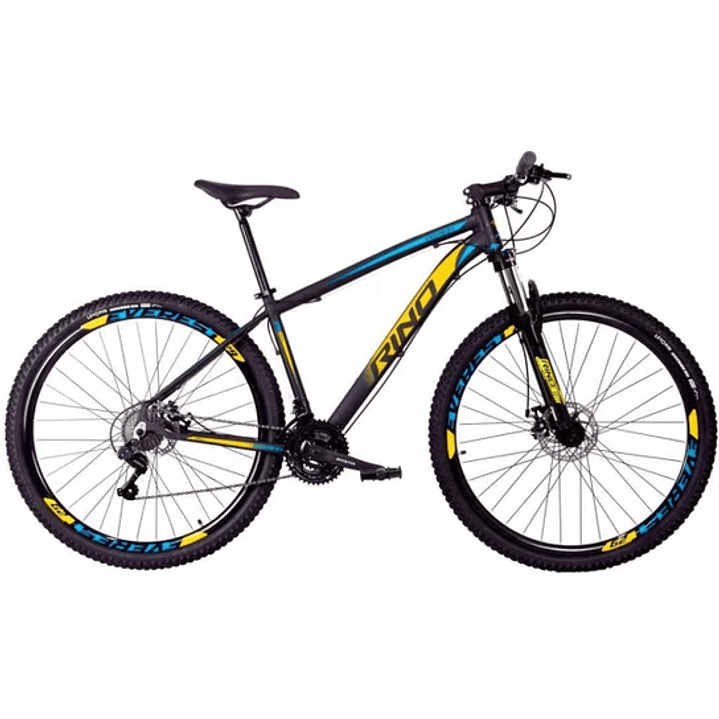 BICICLETA ARO 29 RINO EVEREST COLOR - 24V CAMBIOS SHIMANO - SUSPENSÃO COM TRAVA 2