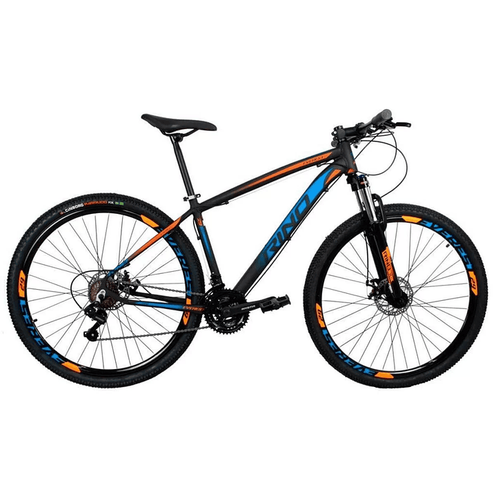 BICICLETA ARO 29 RINO EVEREST COLOR - 24V CAMBIOS SHIMANO - SUSPENSÃO COM TRAVA 3