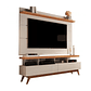 Conjunto Rack Vivare Wood e Painel para TV até 60 Polegadas Vivare Off White Nature - Off White Nature - Thumbnail 4