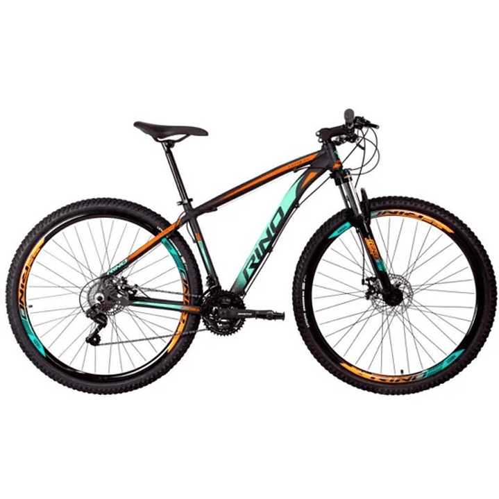 BICICLETA ARO 29 RINO EVEREST COLOR - 24V CAMBIOS SHIMANO - SUSPENSÃO COM TRAVA 5