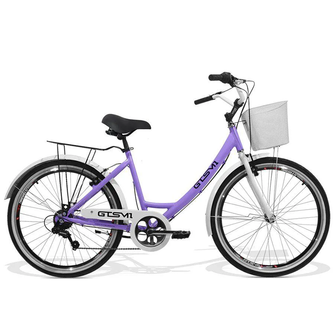 BICICLETA 26 FREIO V-BRAKE 7V TSI7 KS RETRÔ 3