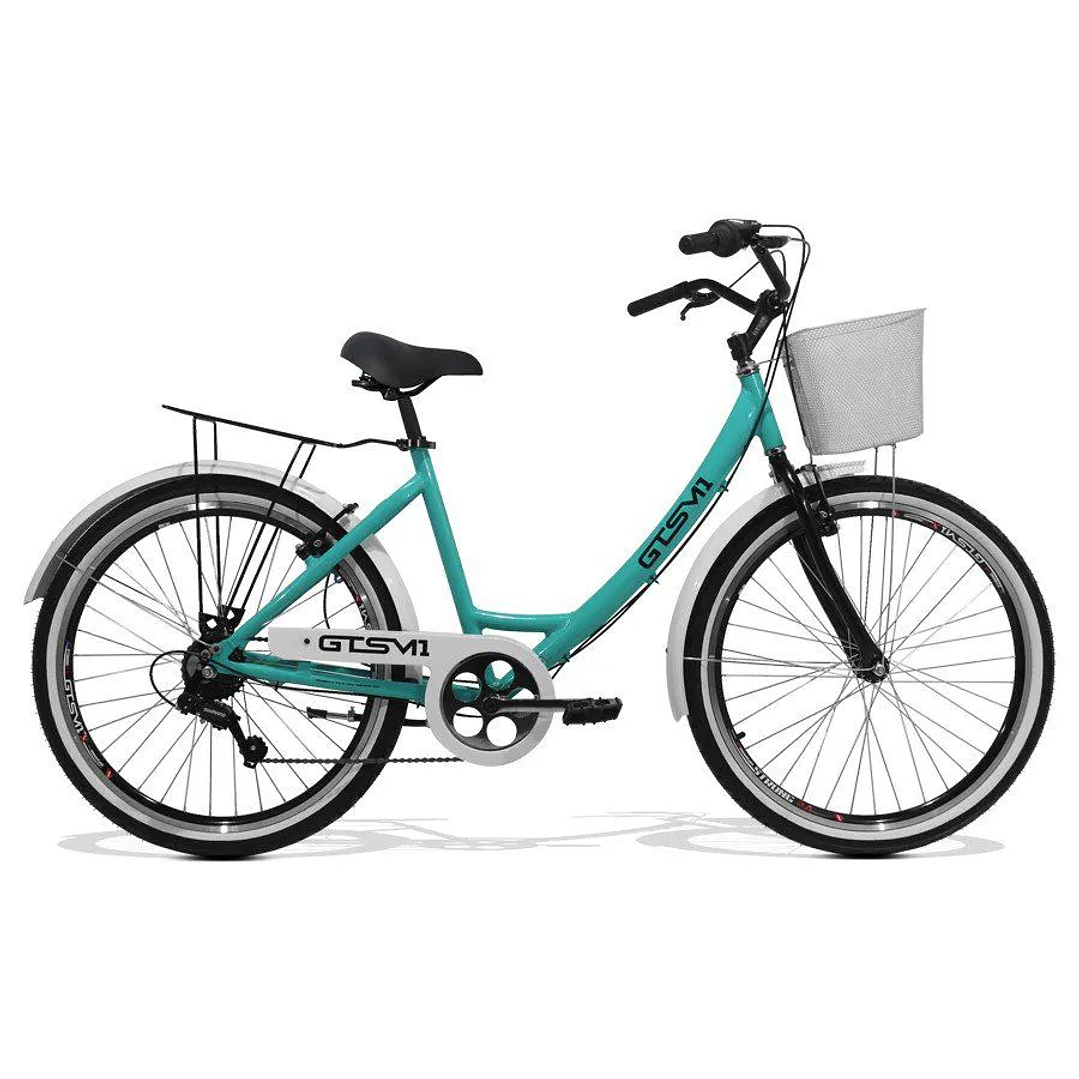 BICICLETA 26 FREIO V-BRAKE 7V TSI7 KS RETRÔ 5