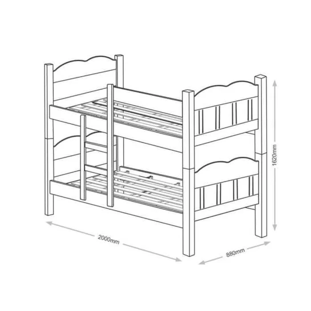 Beliche Solteiro Madrid 160x98cm Geval 3
