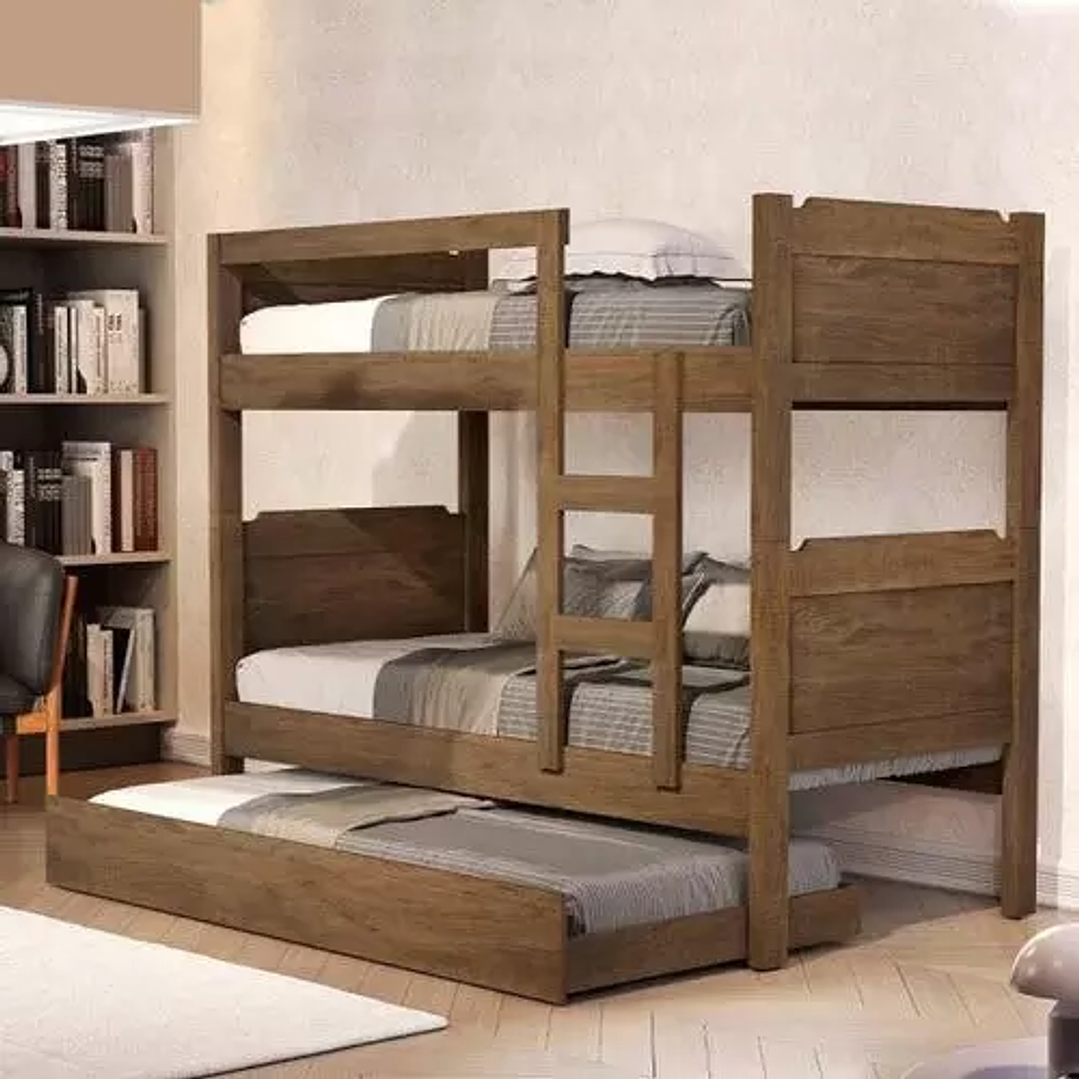 Beliche Star Solteiro Com Cama Auxiliar  1