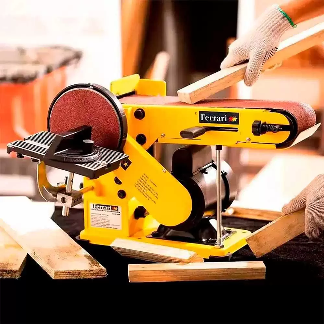 Lixadeira de Bancada Combinada 370W BIVOLT 1/2 CV LCM-46  6