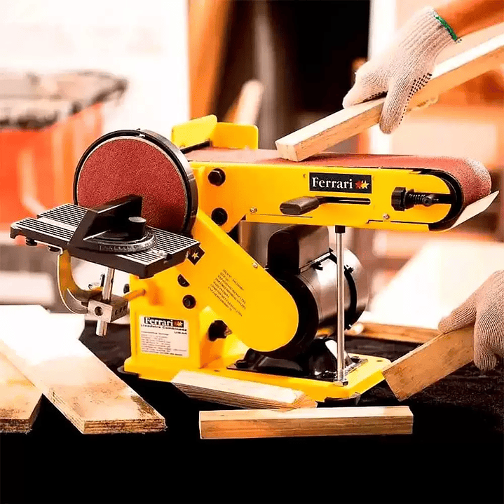 Lixadeira de Bancada Combinada 370W BIVOLT 1/2 CV LCM-46  6