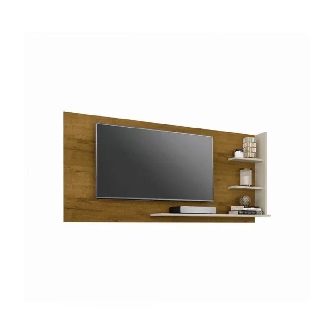 Rack com Painel para TV até 49 Polegadas Rio de Janeiro Marrom 5