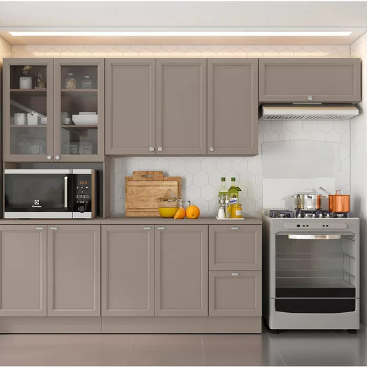 Cozinha Completa 4 Peças 10 Portas 2 Gavetas 1 Nicho para Forno Unna  2