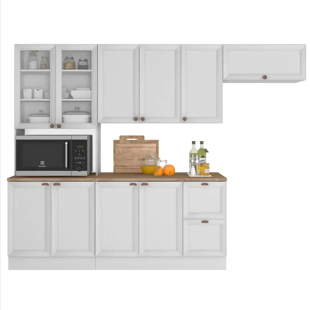 Cozinha Completa 4 Peças 10 Portas 2 Gavetas 1 Nicho para Forno Unna  3