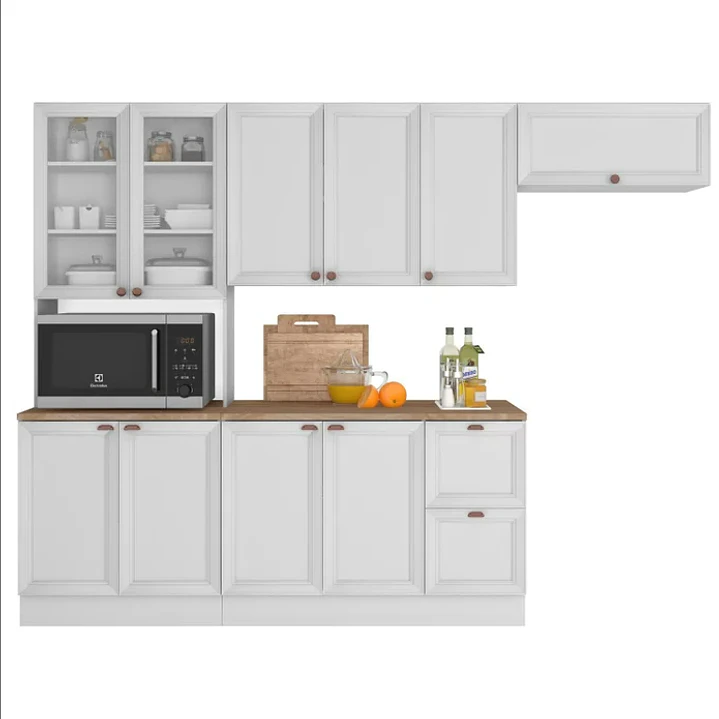 Cozinha Completa 4 Peças 10 Portas 2 Gavetas 1 Nicho para Forno Unna  3