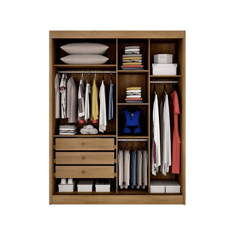 Guarda Roupa 2 Portas 3 Gavetas Ávila   4