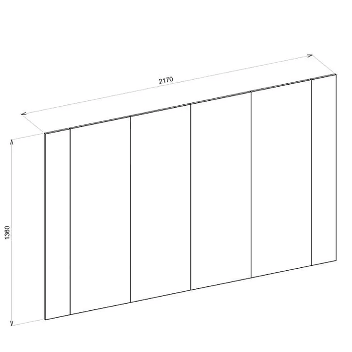Rack com Painel para TV até 82 Polegadas 2 Portas 4 Nichos Multiverso Off White/Buriti 10