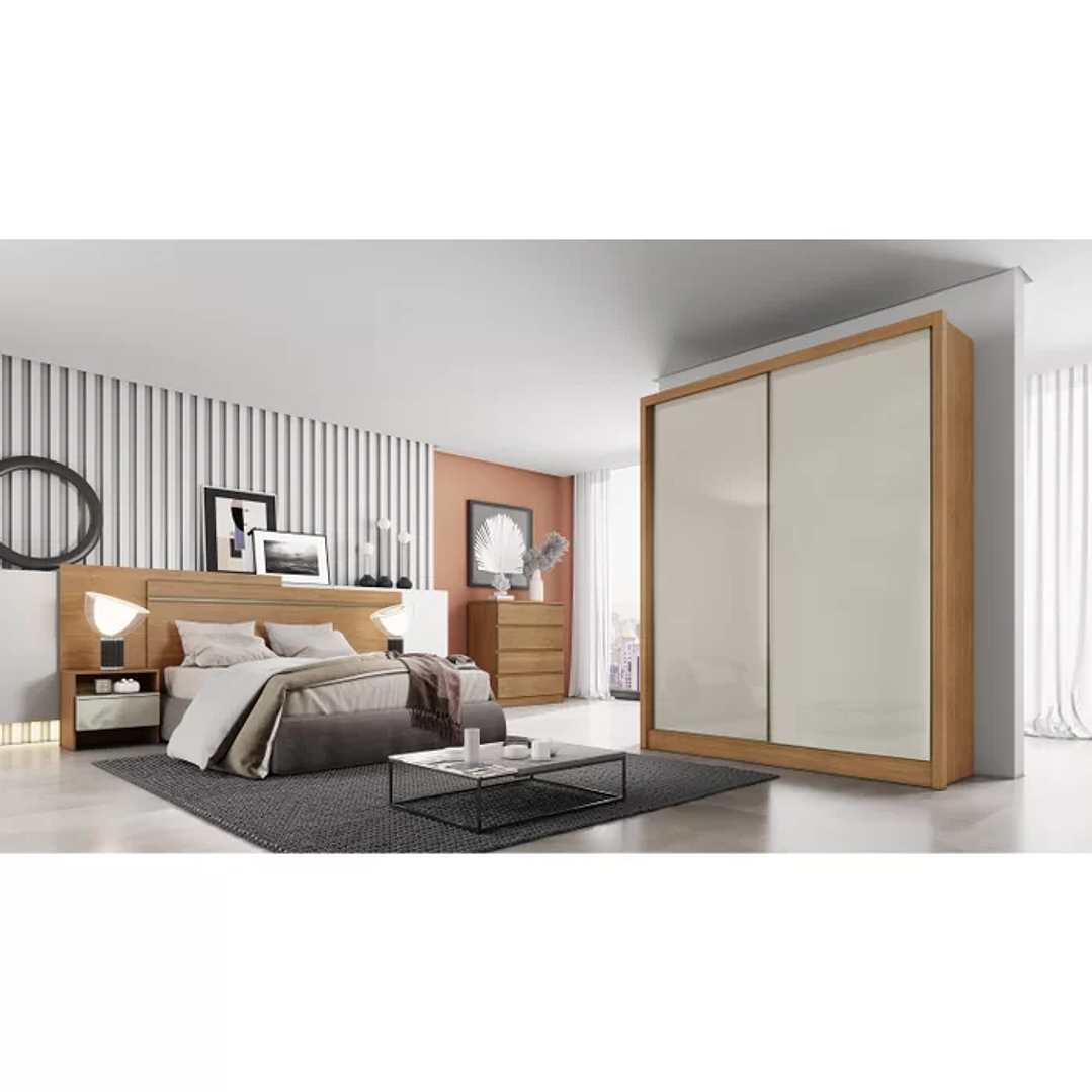 Guarda Roupa 2 Portas 3 Gavetas Ávila   7