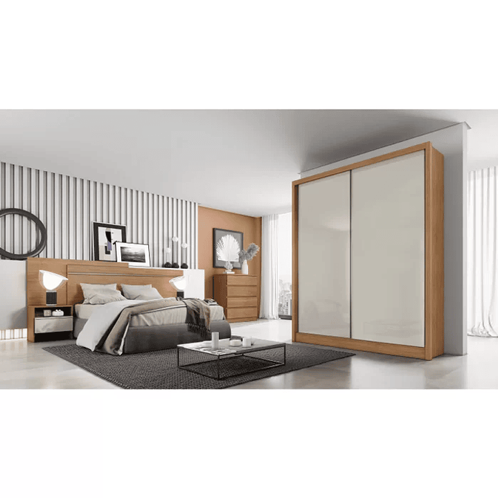 Guarda Roupa 2 Portas 3 Gavetas Ávila   7