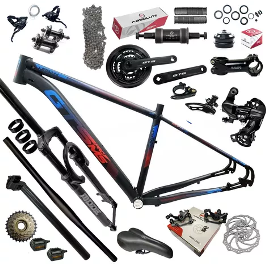 BICICLETA 29 GTS M1 FREIO A DISCO 24V SHIMANO ALTUS RIDE NEW 7