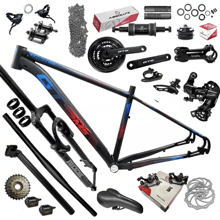 BICICLETA 29 GTS M1 FREIO A DISCO 24V SHIMANO ALTUS RIDE NEW 7