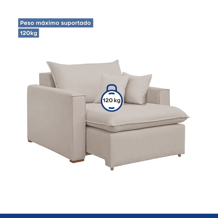 Poltrona Retrátil 100cm Barcelona  9