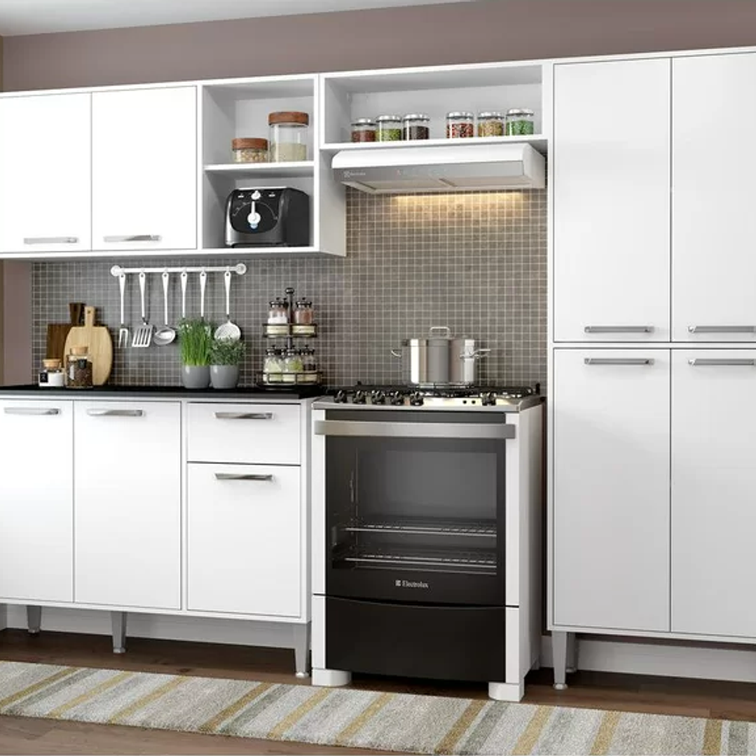 Cozinha Compacta com Armário e Balcão Xangai VM2840 1