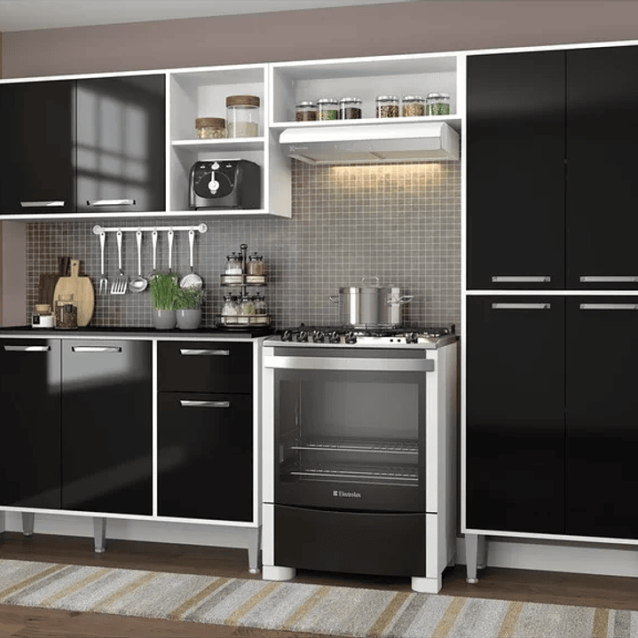 Cozinha Compacta com Armário e Balcão Xangai VM2840 3